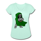 Character #53 Women's Tri-Blend V-Neck T-Shirt - mint