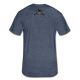 Character #53 Fitted Cotton/Poly T-Shirt by Next Level - heather navy
