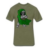 Character #53 Fitted Cotton/Poly T-Shirt by Next Level - heather military green
