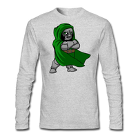 Character #53 Men's Long Sleeve T-Shirt by Next Level - heather gray