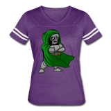 Character #53 Women’s Vintage Sport T-Shirt - vintage purple/white
