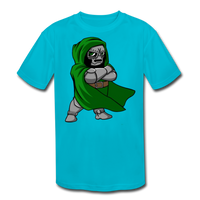 Character #53 Kids' Moisture Wicking Performance T-Shirt - turquoise