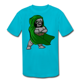 Character #53 Kids' Moisture Wicking Performance T-Shirt - turquoise