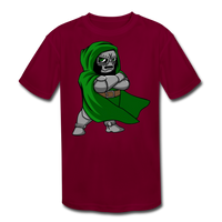 Character #53 Kids' Moisture Wicking Performance T-Shirt - burgundy