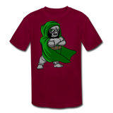 Character #53 Kids' Moisture Wicking Performance T-Shirt - burgundy