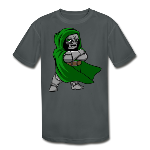 Character #53 Kids' Moisture Wicking Performance T-Shirt - charcoal