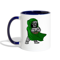 Character #53 Contrast Coffee Mug - white/cobalt blue