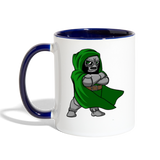 Character #53 Contrast Coffee Mug - white/cobalt blue