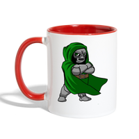 Character #53 Contrast Coffee Mug - white/red