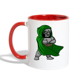 Character #53 Contrast Coffee Mug - white/red