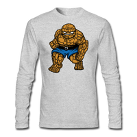 Character #54 Men's Long Sleeve T-Shirt by Next Level - heather gray