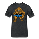 Character #54 Fitted Cotton/Poly T-Shirt by Next Level - heather black