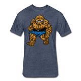 Character #54 Fitted Cotton/Poly T-Shirt by Next Level - heather navy