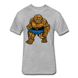 Character #54 Fitted Cotton/Poly T-Shirt by Next Level - heather gray