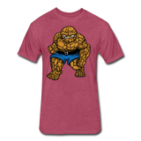 Character #54 Fitted Cotton/Poly T-Shirt by Next Level - heather burgundy