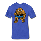 Character #54 Fitted Cotton/Poly T-Shirt by Next Level - heather royal