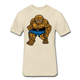 Character #54 Fitted Cotton/Poly T-Shirt by Next Level - heather cream