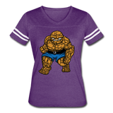 Character #54 Women’s Vintage Sport T-Shirt - vintage purple/white