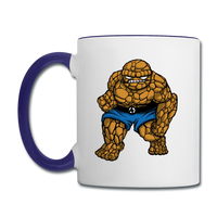 Character #54 Contrast Coffee Mug - white/cobalt blue
