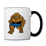 Character #54 Contrast Coffee Mug - white/black