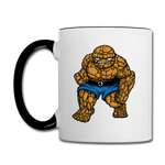 Character #54 Contrast Coffee Mug - white/black