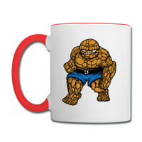Character #54 Contrast Coffee Mug - white/red