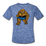Character #54 Men’s Moisture Wicking Performance T-Shirt - heather blue