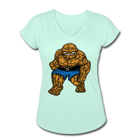 Character #54 Women's Tri-Blend V-Neck T-Shirt - mint