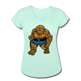 Character #54 Women's Tri-Blend V-Neck T-Shirt - mint