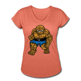Character #54 Women's Tri-Blend V-Neck T-Shirt - heather bronze