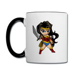 Character #55 Contrast Coffee Mug - white/black