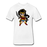 Character #55 Fitted Cotton/Poly T-Shirt by Next Level - white