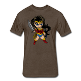 Character #55 Fitted Cotton/Poly T-Shirt by Next Level - heather espresso