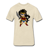 Character #55 Fitted Cotton/Poly T-Shirt by Next Level - heather cream