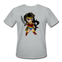 Character #55 Men’s Moisture Wicking Performance T-Shirt - silver