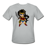 Character #55 Men’s Moisture Wicking Performance T-Shirt - silver