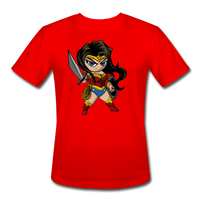 Character #55 Men’s Moisture Wicking Performance T-Shirt - red