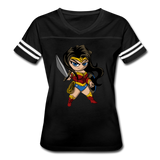 Character #55 Women’s Vintage Sport T-Shirt - black/white