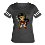 Character #55 Women’s Vintage Sport T-Shirt - vintage smoke/white