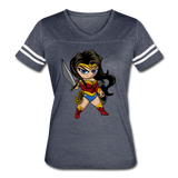 Character #55 Women’s Vintage Sport T-Shirt - vintage navy/white