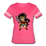 Character #55 Women’s Vintage Sport T-Shirt - vintage pink/white