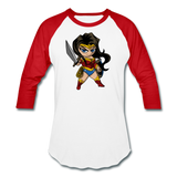 Character #55 Baseball T-Shirt - white/red