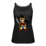 Character #55 Women’s Premium Tank Top - black