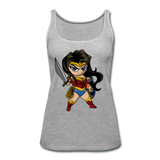 Character #55 Women’s Premium Tank Top - heather gray