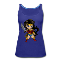 Character #55 Women’s Premium Tank Top - royal blue