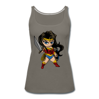 Character #55 Women’s Premium Tank Top - asphalt gray