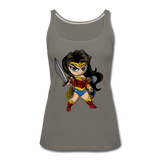 Character #55 Women’s Premium Tank Top - asphalt gray