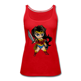 Character #55 Women’s Premium Tank Top - red