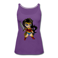 Character #55 Women’s Premium Tank Top - purple