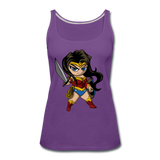 Character #55 Women’s Premium Tank Top - purple